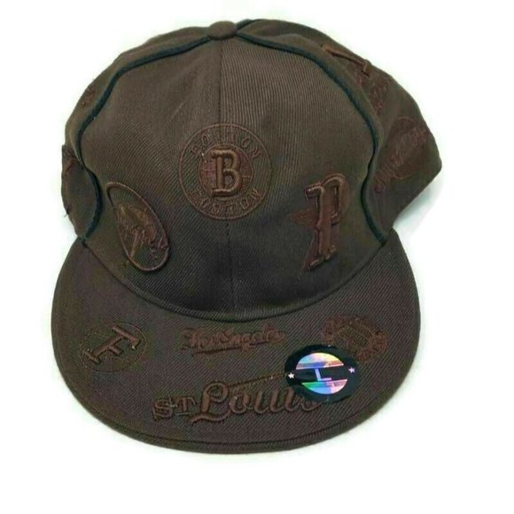 Unbranded Other - New York Yankees St Louis Cardinals Unisex Baseball Cap Brown 6 Panel Fitted L